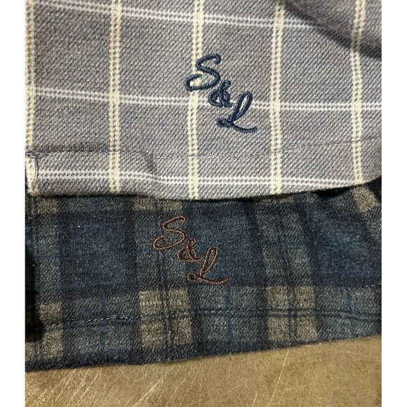 State & Liberty Performance Flannel Shirt (2) Mens Sz M Structured Athletic Fit - Picture 3 of 11